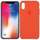 Оригинальный силиконовый чехол для iPhone Xr Морковный