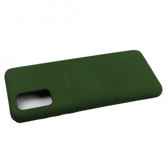 Чохол Soft Case для Samsung A025 Galaxy A02s Темно Зелений FULL-4