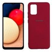 Чехол Soft Case для Samsung A025 Galaxy A02s Марсала FULL