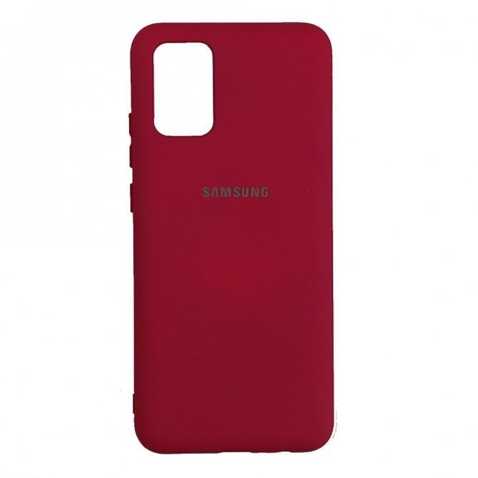 Чохол Soft Case для Samsung A025 Galaxy A02s Марсала FULL-1