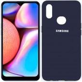 Чохол Soft Case Samsung A107 Galaxy A10s 2019 Темно Синій FULL