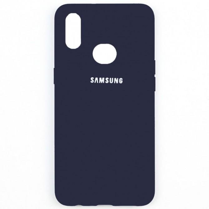 Чохол Soft Case Samsung A107 Galaxy A10s 2019 Темно Синій FULL-1