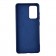 Чохол силіконовий для Samsung A525 Galaxy A52 Темно Синій FULL