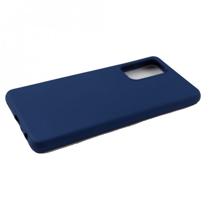 Чохол силіконовий для Samsung A525 Galaxy A52 Темно Синій FULL-3