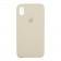 Чехол силиконовый для iPhone Xr Молочный