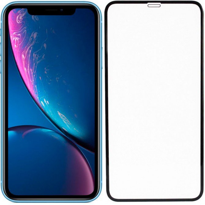 Защитное стекло Shiva для APPLE iPhone X/Xs/11 Pro (0.3 мм, 5D чёрное)