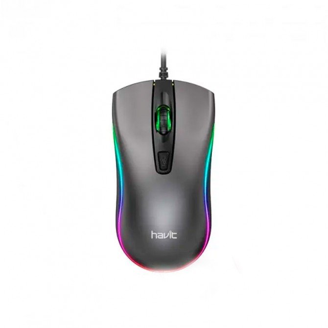 Миша Havit HV-MS72 USB black+ochre