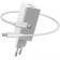 Мережевий зарядний пристрій Baseus GaN2 Quick Charger 45W + Type-C to Type-C Cable (CCGAN-M02) White