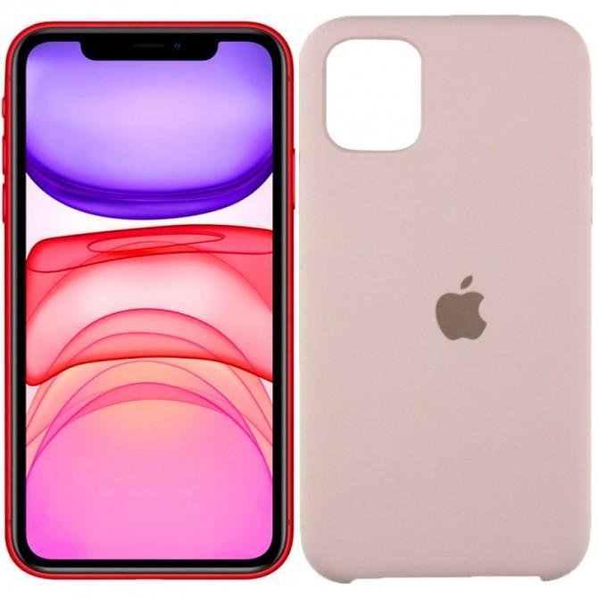 Оригінальний силіконовий чохол для iPhone 11 Pro Бежевий