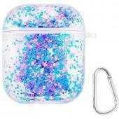 Чехол  для Airpods Glitter Blue