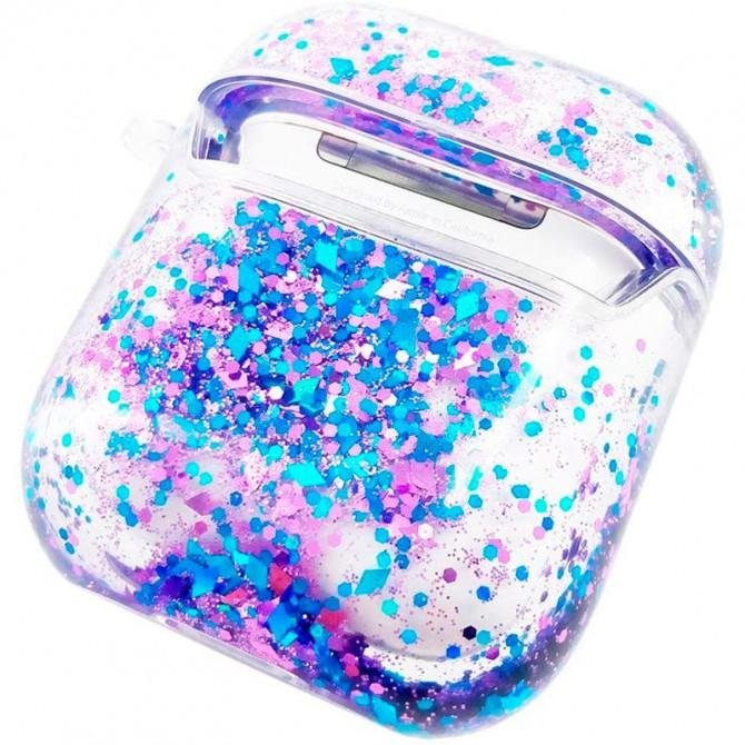 Чехол для Airpods Glitter Blue-2