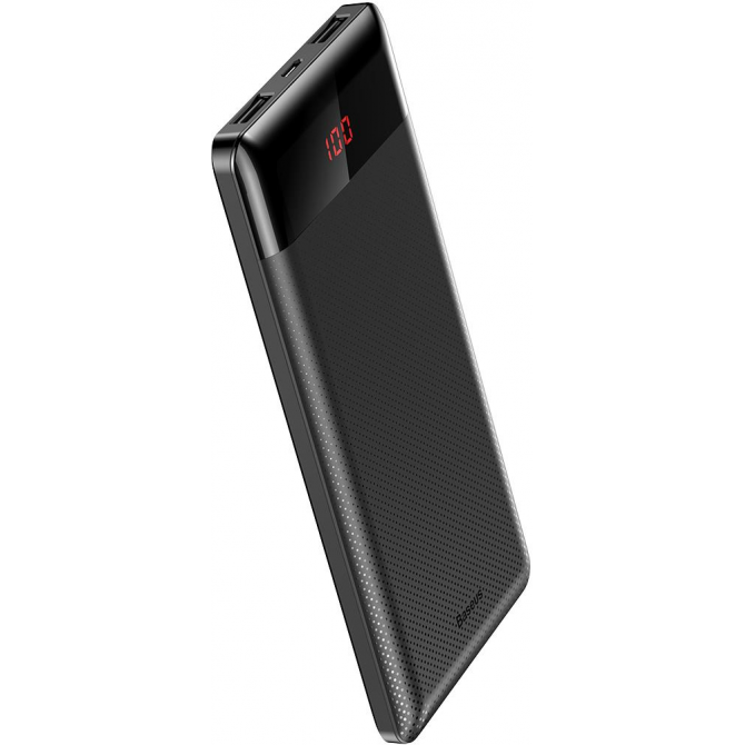 Повербанк Baseus Mini Cu Digital LCD (10000mAh) Black (PPALL-AKU01)-3