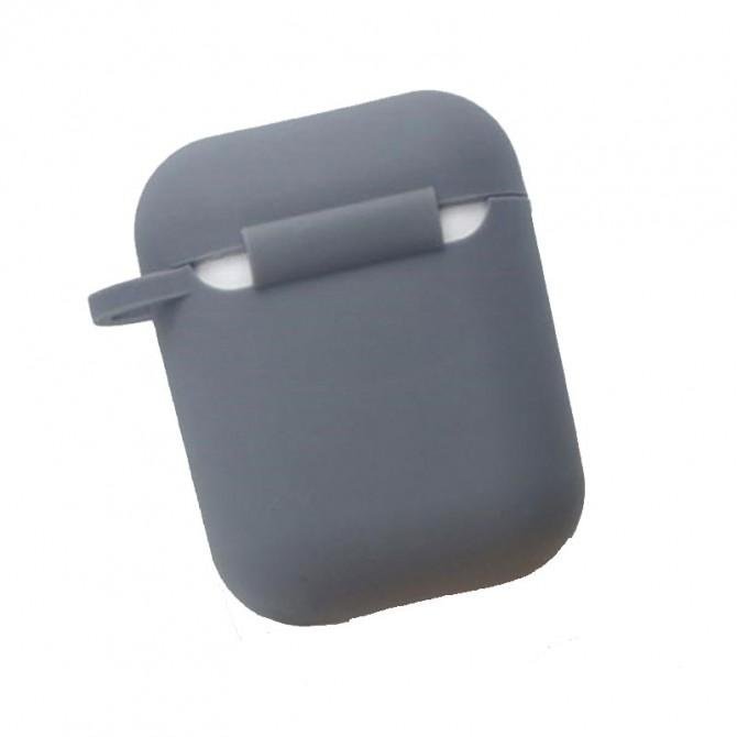 Чехол U-Like Silicone SLIM Protective Case For Airpods Lavander Grey-1