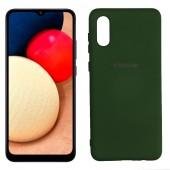 Чехол Soft Case для Samsung A022 Galaxy A02 Темно Зелений FULL