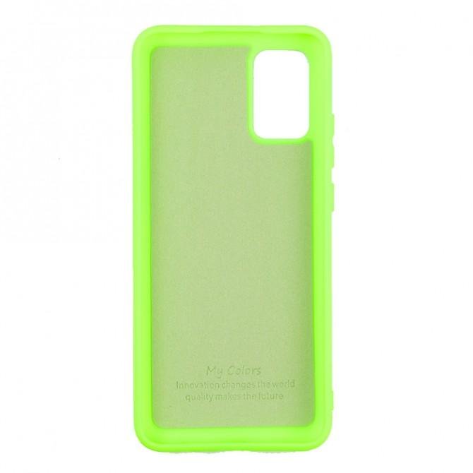 Чохол Soft Case для Samsung A025 Galaxy A02s Салатовий FULL-2