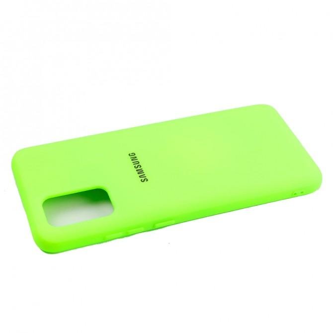 Чохол Soft Case для Samsung A025 Galaxy A02s Салатовий FULL-4