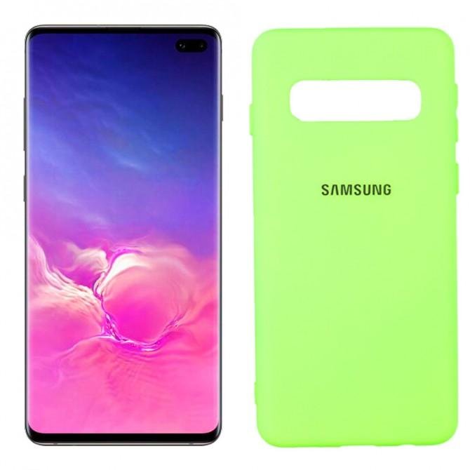 Чехол Soft Case для Samsung G973 Galaxy S10 Салатовый FULL