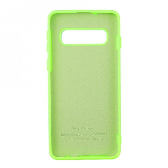 Чехол Soft Case для Samsung G973 Galaxy S10 Салатовый FULL-2