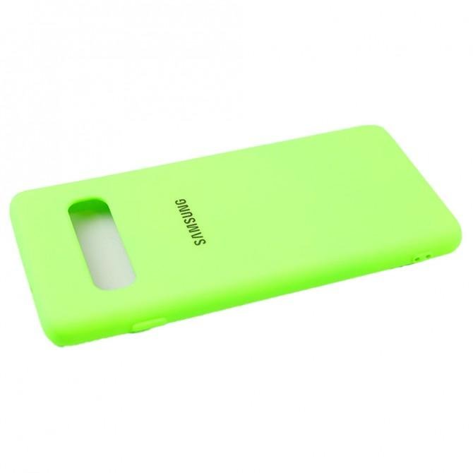 Чехол Soft Case для Samsung G973 Galaxy S10 Салатовый FULL-3