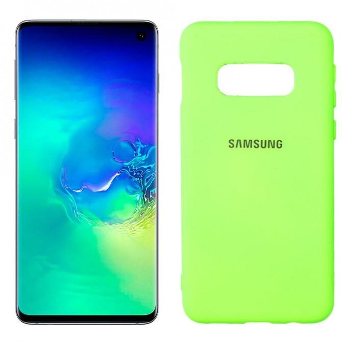 Чехол Soft Case для Samsung G970 Galaxy S10e Салатовый FULL