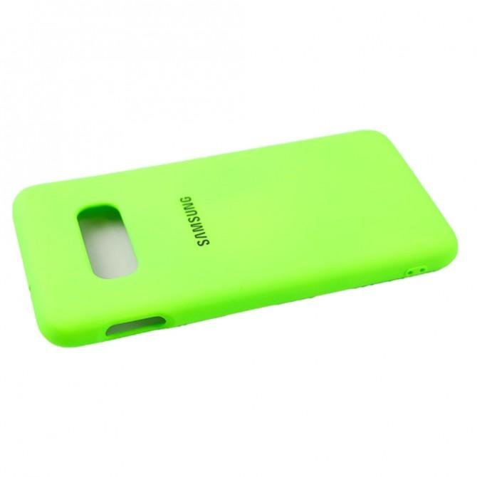 Чехол Soft Case для Samsung G970 Galaxy S10e Салатовый FULL-3