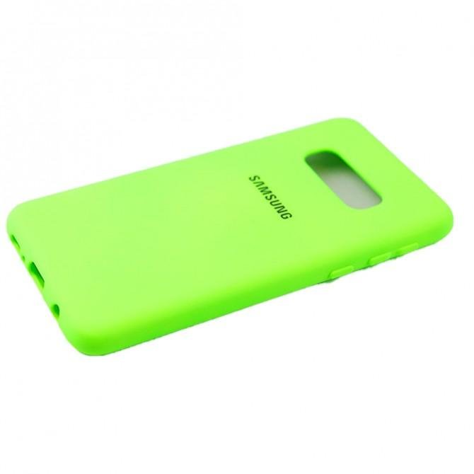 Чехол Soft Case для Samsung G970 Galaxy S10e Салатовый FULL-4