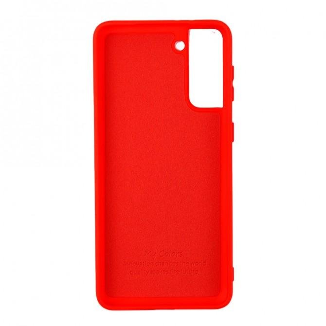 Чехол Soft Case для Samsung G991 Galaxy S21 Красный FULL-2