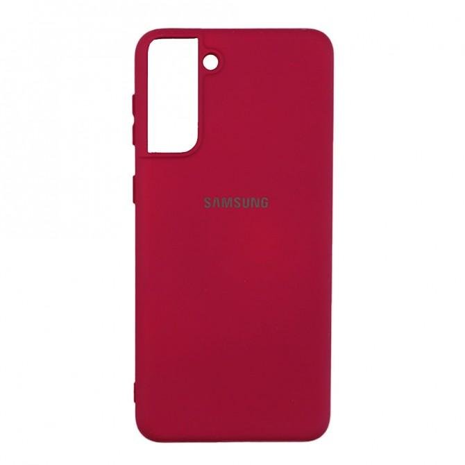 Чехол Soft Case для Samsung G991 Galaxy S21 Марсала FULL-1