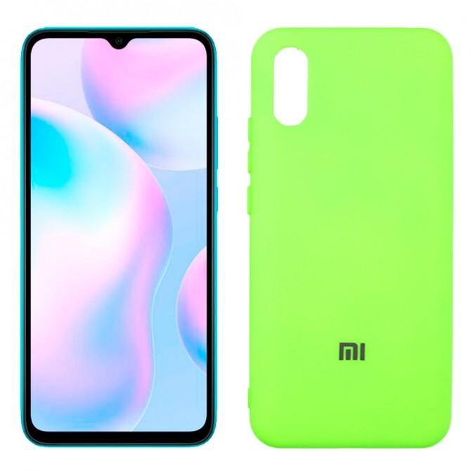 Чохол Soft Case для Xiaomi Redmi 9a Салатовий FULL