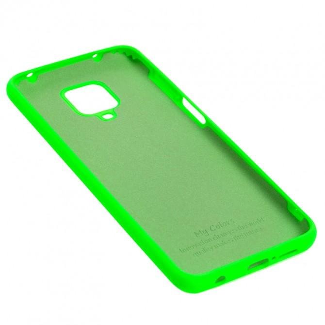 Чехол Original Soft Case Xiaomi Redmi Note 9s Салатовый FULL-1