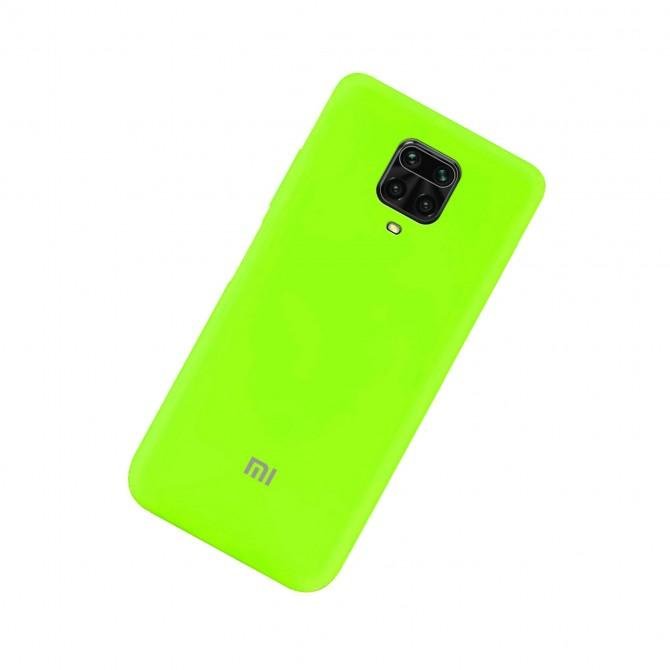 Чехол Original Soft Case Xiaomi Redmi Note 9s Салатовый FULL-3