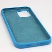Оригинальный силиконовый чехол для iPhone 13 Ярко Синий FULL