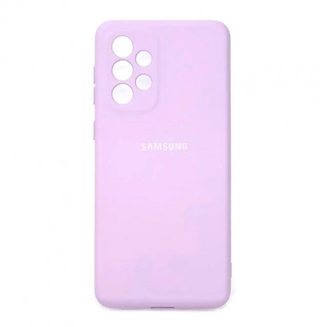Чехол Original Soft Case Samsung A336 Galaxy A33 Лиловый FULL