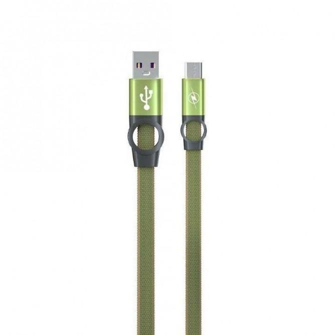 Кабель Gelius Pro Flexible 2 GP-UC07m MicroUSB Pine Green