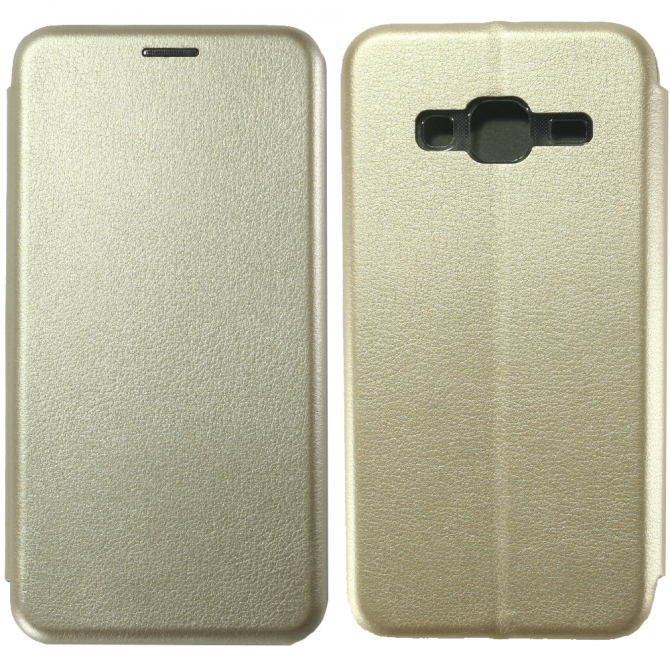 Чохол книжка U-Like Best для Samsung Galaxy J300/J320 (2016) Золотий