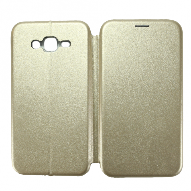 Чохол книжка U-Like Best для Samsung Galaxy J500 Золотий-5
