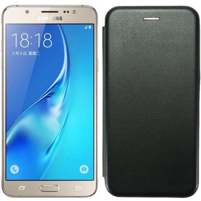 Чехол книжка U-Like Best для Samsung Galaxy J710 (2016) Чёрный
