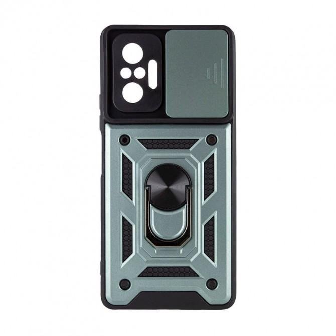 Чохол HONOR Hard Defence Series Xiaomi Redmi Note 10 Pro Green (with Camshield and magnet)