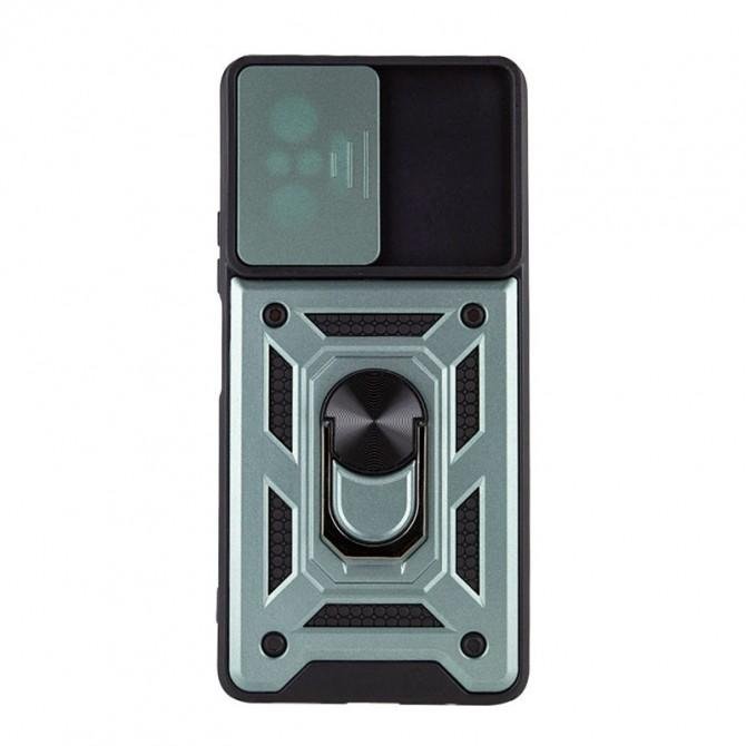 Чохол HONOR Hard Defence Series Xiaomi Redmi Note 10 Pro Green (with Camshield and magnet)-1