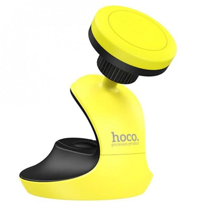Автотримач Hoco CA15 Чорний/Жовтий-2