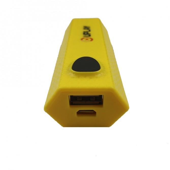 Повербанк Uplay mini 2600 mAh Жовтий-1