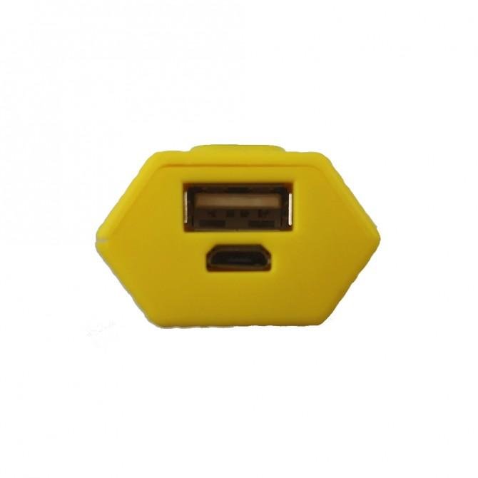 Повербанк Uplay mini 2600 mAh Жовтий-2
