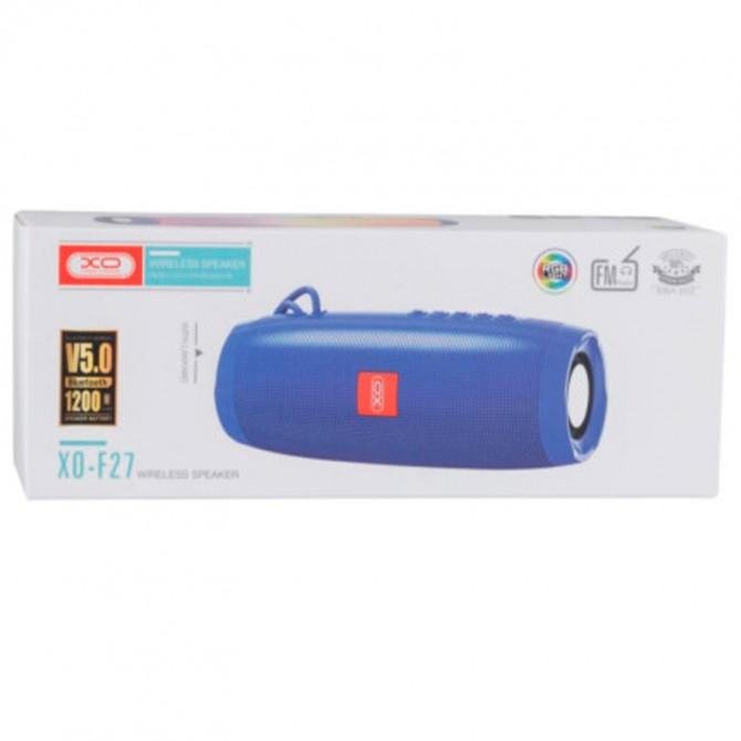 Портативна колонка XO F27 Blue-2