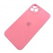 Силиконовый чехол для iPhone 11 Pro Max Светло Розовый FULL (SQUARE SHAPE)