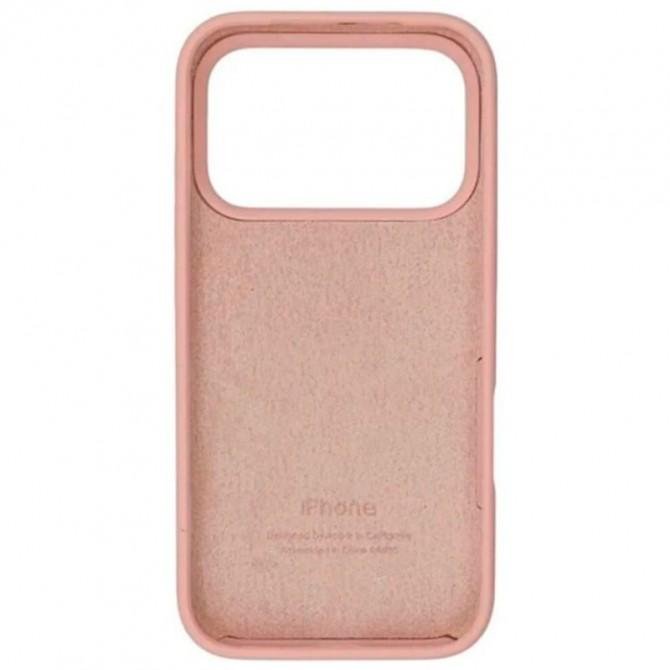 Силіконовий чохол для iPhone 17 Pro Max Pink Sand FULL-1