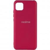 Чехол накладка Original Soft Case Realme C11 2021 Марсала FULL