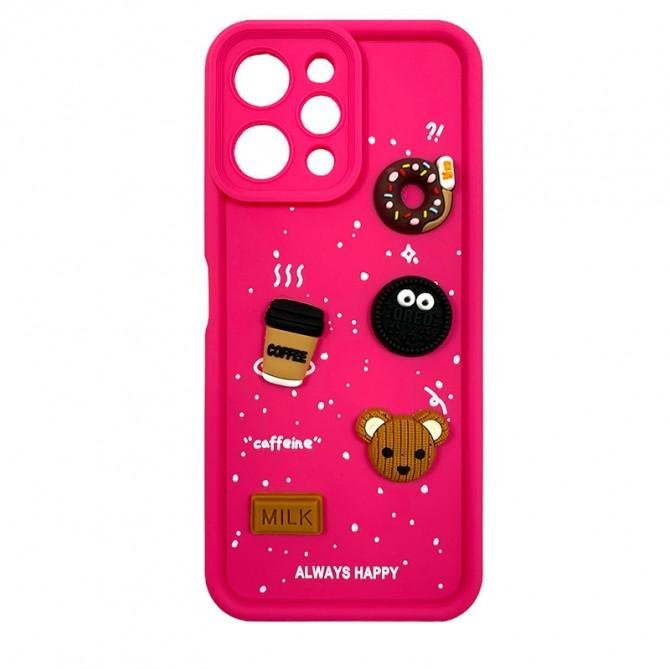 Чехол TPU Toys Case для Xiaomi Redmi 12 (Pink / Always Happy)