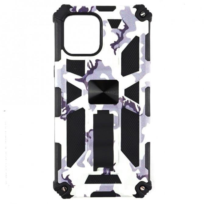 Чехол Shockproof Camouflage для Apple Iphone 12 Pro Max Белый-1