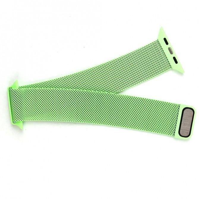 Ремешок для Apple Watch 42/44mm Steel Milanese Loop Mint-1