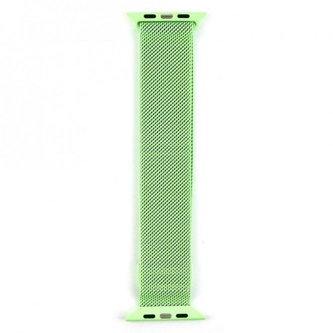 Ремешок для Apple Watch 42/44mm Steel Milanese Loop Mint-2